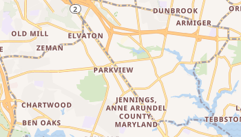 Pasadena, Maryland map