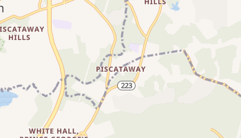 Piscataway, Maryland map