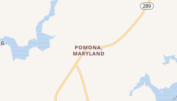 Pomona, Maryland map