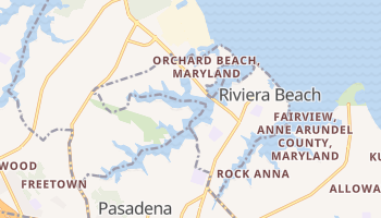 Riviera Beach, Maryland map