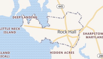 Rock Hall, Maryland map