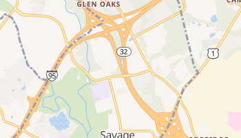 Savage, Maryland map