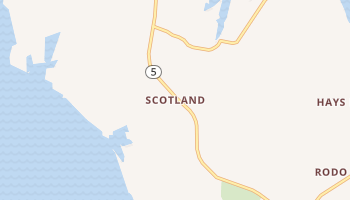 Scotland, Maryland map