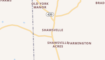 Shawsville, Maryland map