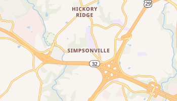 Simpsonville, Maryland map