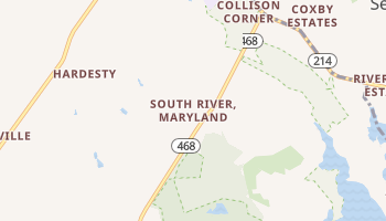 South River, Maryland map