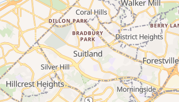 Suitland, Maryland map