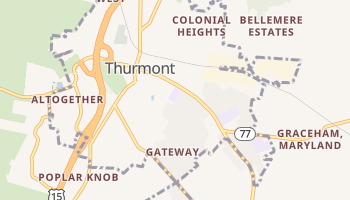 Thurmont, Maryland map