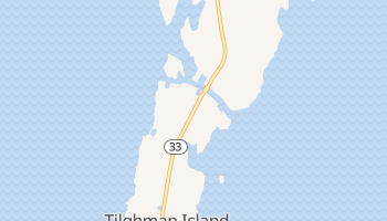 Tilghman, Maryland map