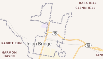 Union Bridge, Maryland map