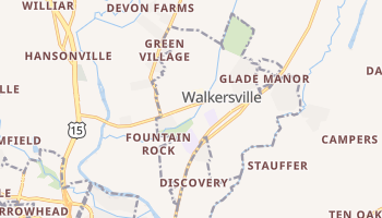 Walkersville, Maryland map
