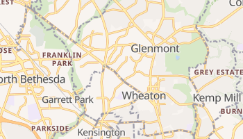 Wheaton, Maryland map