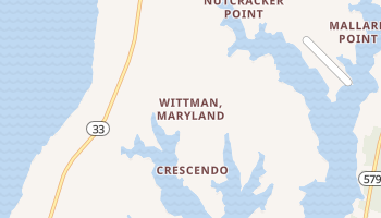 Wittman, Maryland map
