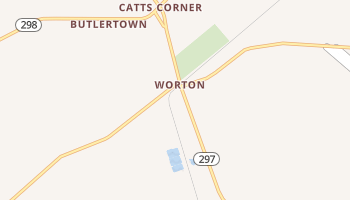 Worton, Maryland map