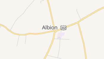 Albion, Maine map