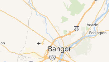 Bangor, Maine map