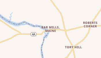 Bar Mills, Maine map