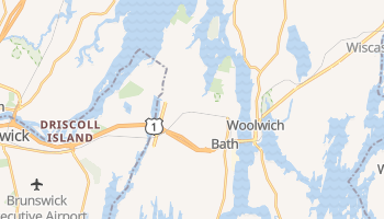 Bath, Maine map