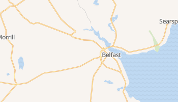 Belfast, Maine map