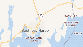 Boothbay Harbor, Maine map