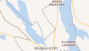 Bridgton, Maine map