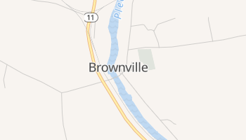 Brownville, Maine map
