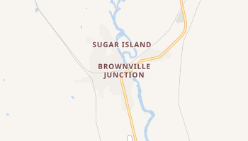 Brownville Junction, Maine map