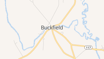 Buckfield, Maine map