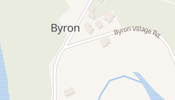 Byron, Maine map