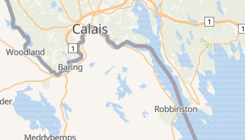 Calais, Maine map