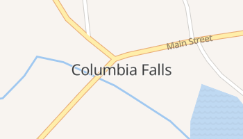 Columbia Falls, Maine map