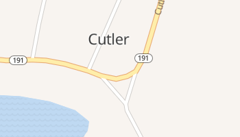 Cutler, Maine map