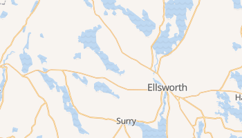 Ellsworth, Maine map