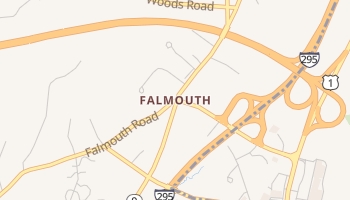 Falmouth, Maine map