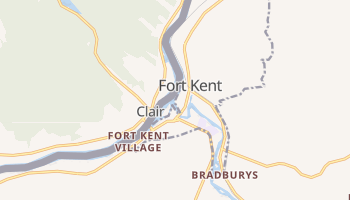 Fort Kent, Maine map