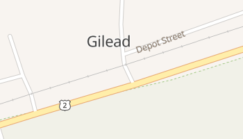 Gilead, Maine map