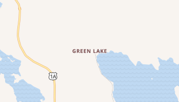 Green Lake, Maine map