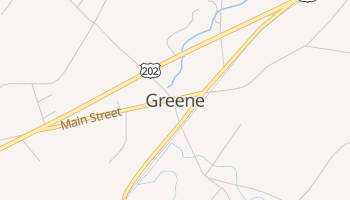 Greene, Maine map