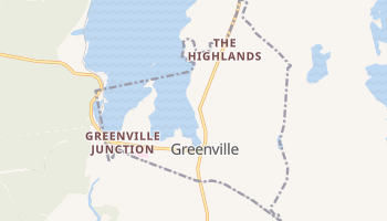 Greenville, Maine map