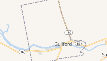 Guilford, Maine map
