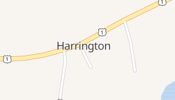 Harrington, Maine map
