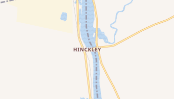 Hinckley, Maine map