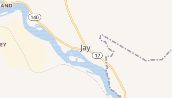 Jay, Maine map