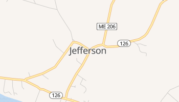 Jefferson, Maine map