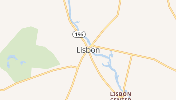 Lisbon, Maine map