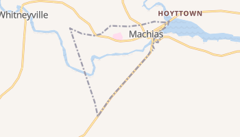 Machias, Maine map