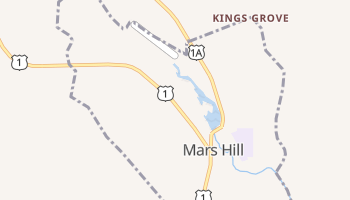 Mars Hill, Maine map