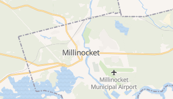 Millinocket, Maine map