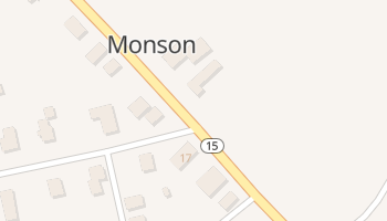 Monson, Maine map