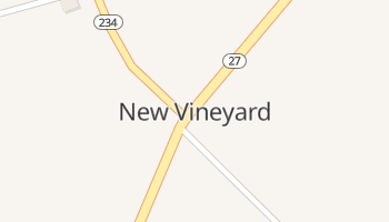 New Vineyard, Maine map
